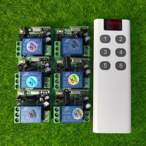 12V-24V1路无线灯具车灯舞台灯电脑电源控制书柜灯+新品7011TX6键