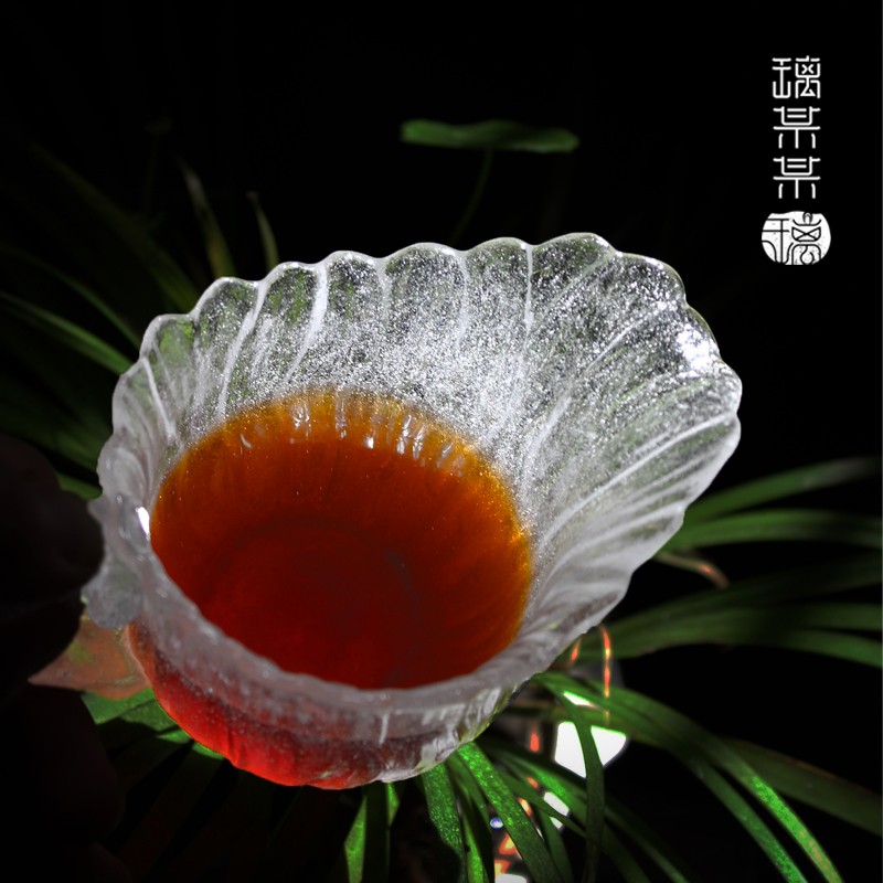 冰冻烧琉璃带把公道杯创意手工复古公杯日式耐热匀茶杯分酒分茶器