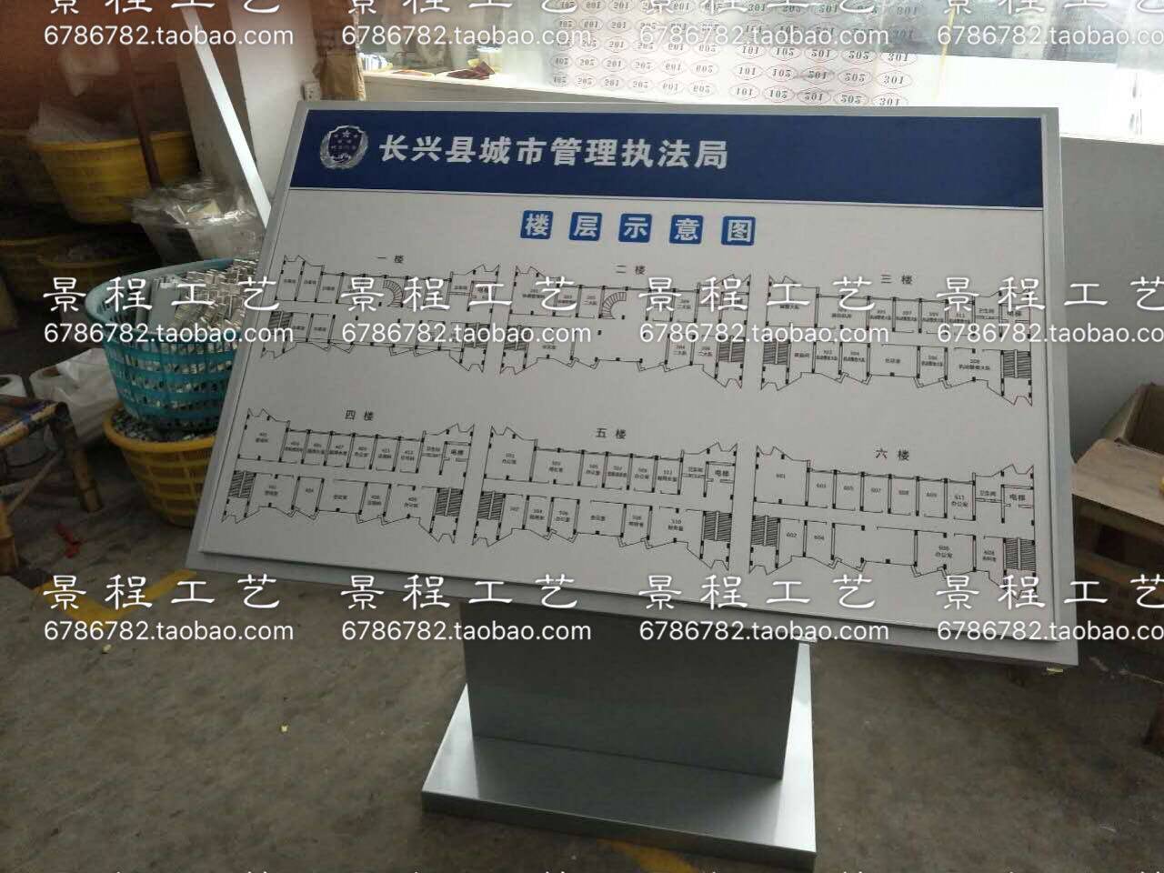 医院大厅楼层索引牌楼层示意图指示牌 楼层总平面分布图科室牌