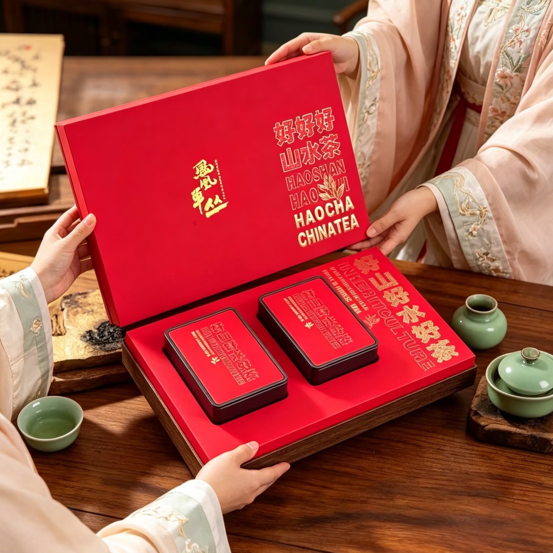 潮州特产礼盒送礼凤凰单枞茶鸭屎香茶叶清香潮汕工夫茶乌龙单丛茶