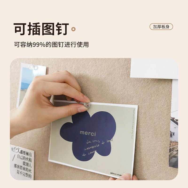 毛毡墙贴照片墙展示板儿童房背景墙软木板留言板文化墙餐厅相片墙