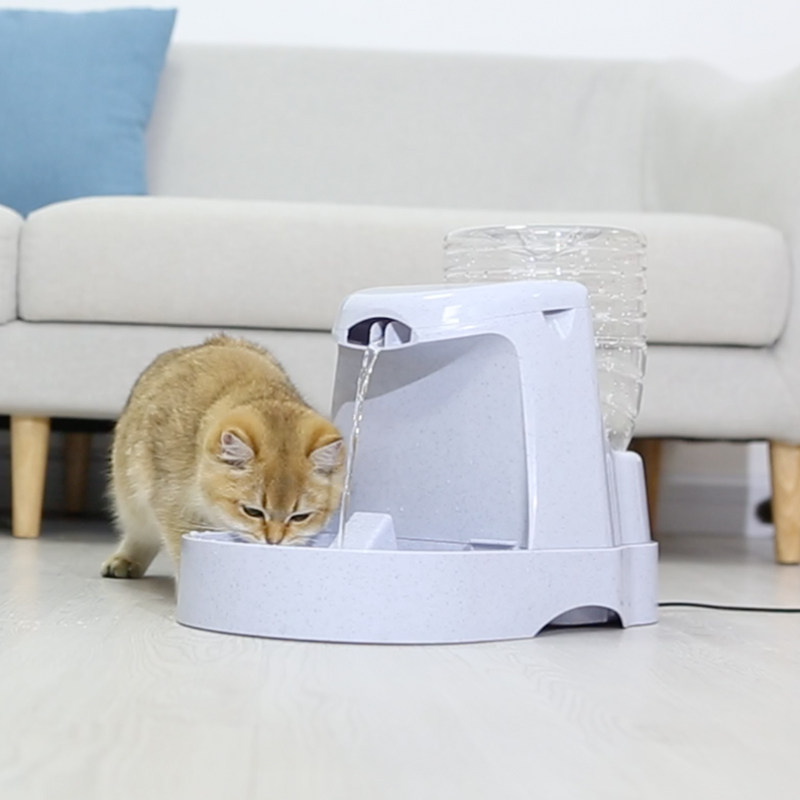 不锈钢猫咪饮水机宠物饮水器狗狗喝水器自动喂水器循环流动不插电