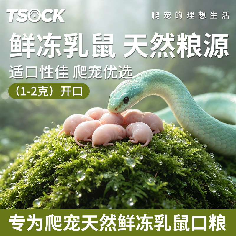 爬宠专用蛇粮乳鼠粮冻蛇新鲜乳鼠