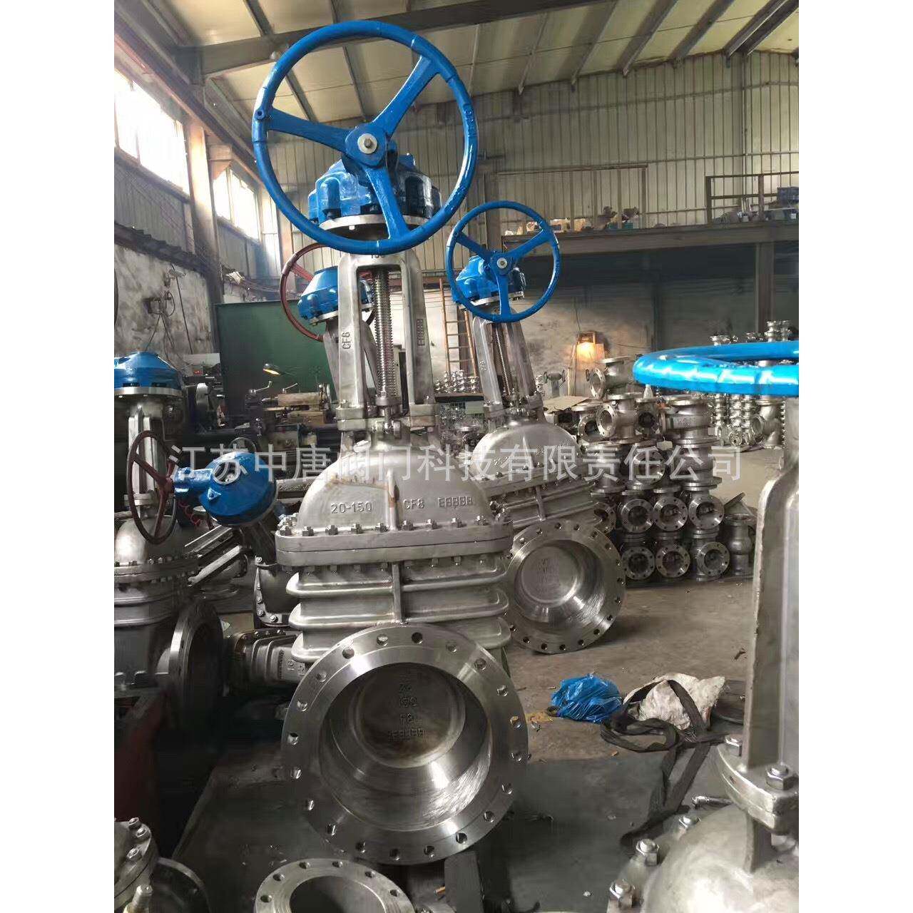 Z540W-150LBP美标伞齿轮不锈钢闸阀 钢制锥齿轮传动楔式闸阀 CF8