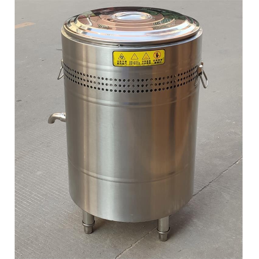 商用燃气圆管煮面炉多功能汤面炉下面桶汤粉炉汤面炉麻辣烫汤粥炉