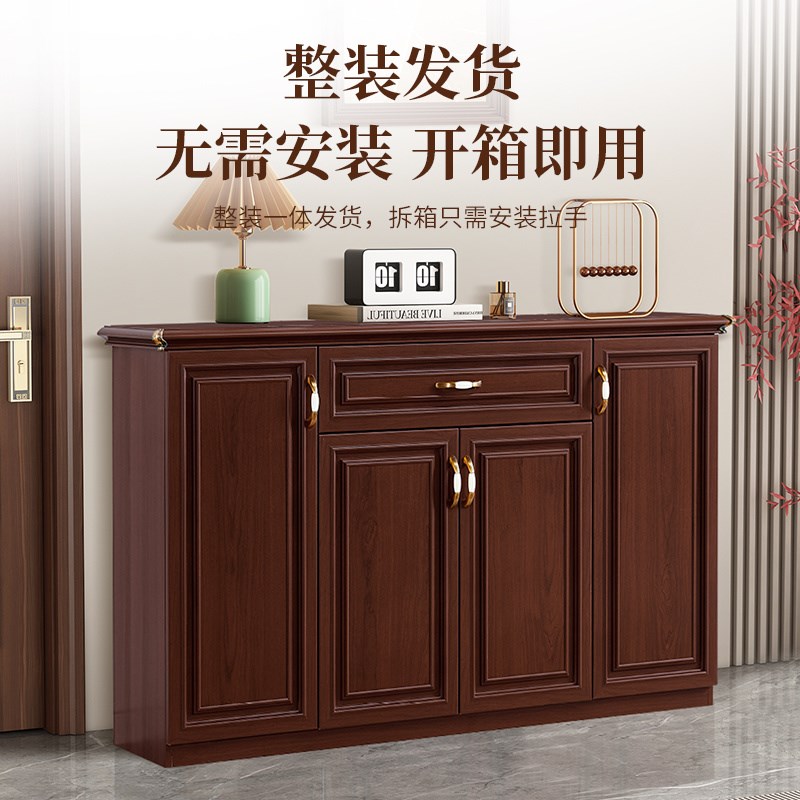 全铝合金鞋柜防晒防水家用门口收纳柜大容量玄关柜环保门厅柜定制