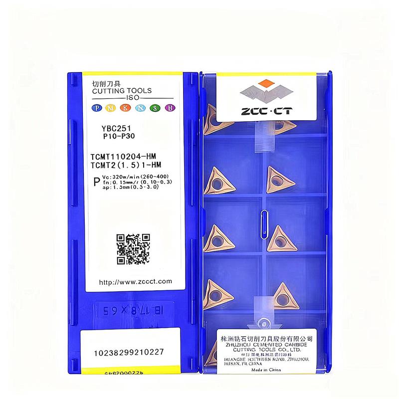 株洲钻石数控刀片TCMT110204/08HM YBC251 YBG205 YBD102三角刀粒