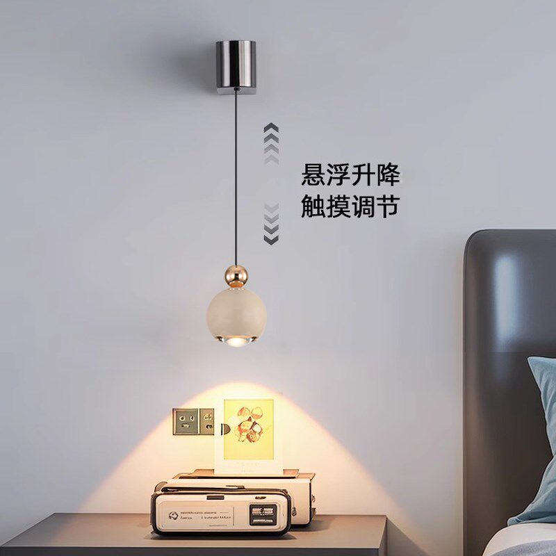 2025新款可升降卧室床头壁灯玄关过道客厅伸缩带触摸遥控开关墙灯