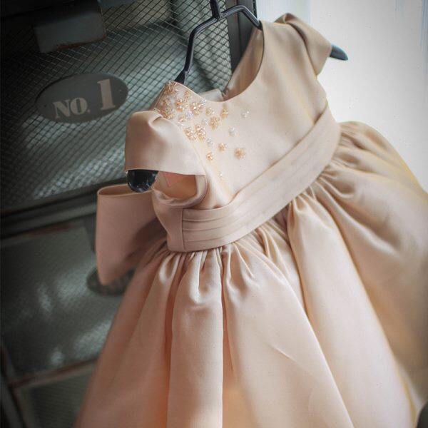 宝宝周岁礼服花童公主裙生日洋气小主持人女童钢琴比赛演出服高贵