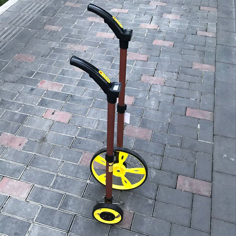 手推测距轮车 数显/机械轮式测距仪尺 计米器 滚轮尺数显户外滚动