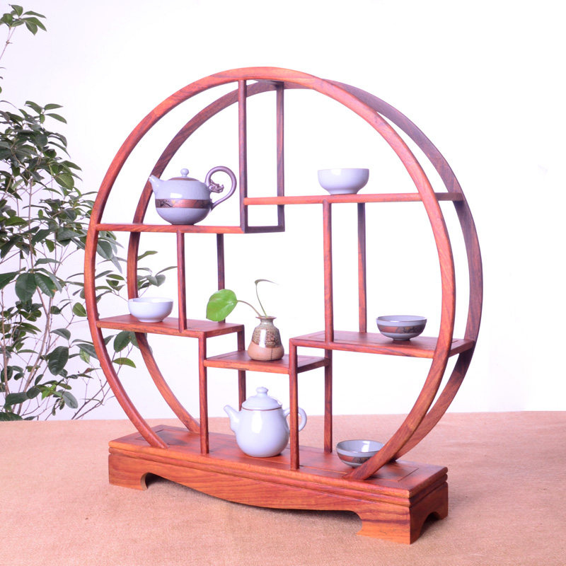 茶壶架实木工艺品古董摆件展示花梨木置物紫砂壶摆放收纳茶具架子