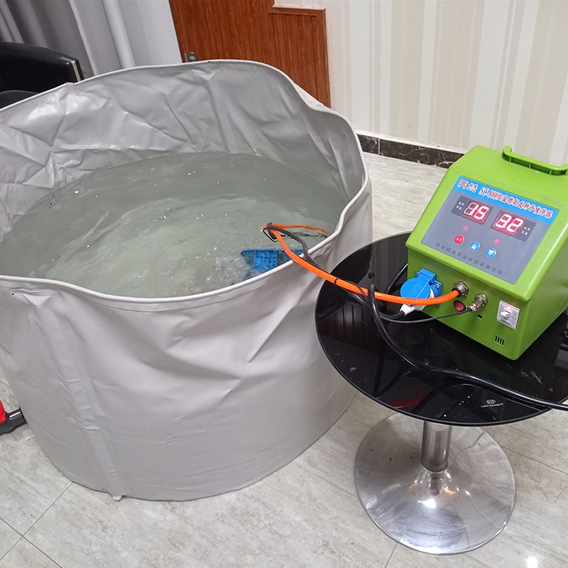 PVC浸种袋可折叠水稻浸种水桶加厚家用带排水阀门
