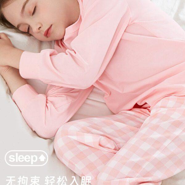 女童睡衣套装儿童2024春秋季新款纯棉女孩长袖中大童亲子家居服