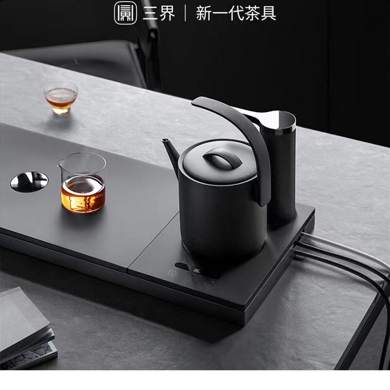 三界Q2-D茶台烧水壶一体自动上水电水壶抽水电热水壶嵌入式泡茶壶 - 实物图