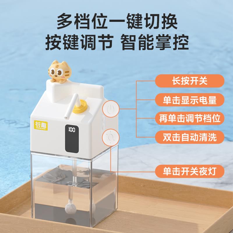 inn too/衍趣自动洗手液感应式泡沫洗手机壁挂电动起泡皁液器家用