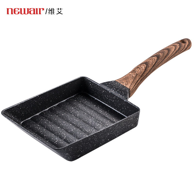 日式玉子烧煎锅不粘迷你小煎锅早餐煎蛋家用锅具方形平底厚蛋烧锅