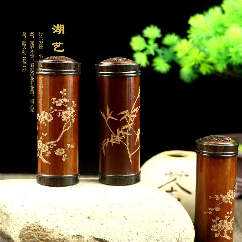 老煤竹铃虫虫具精雕刻黄蛉虫筒黄蛉虫叫罐芯竹蛉鸣虫专用包邮