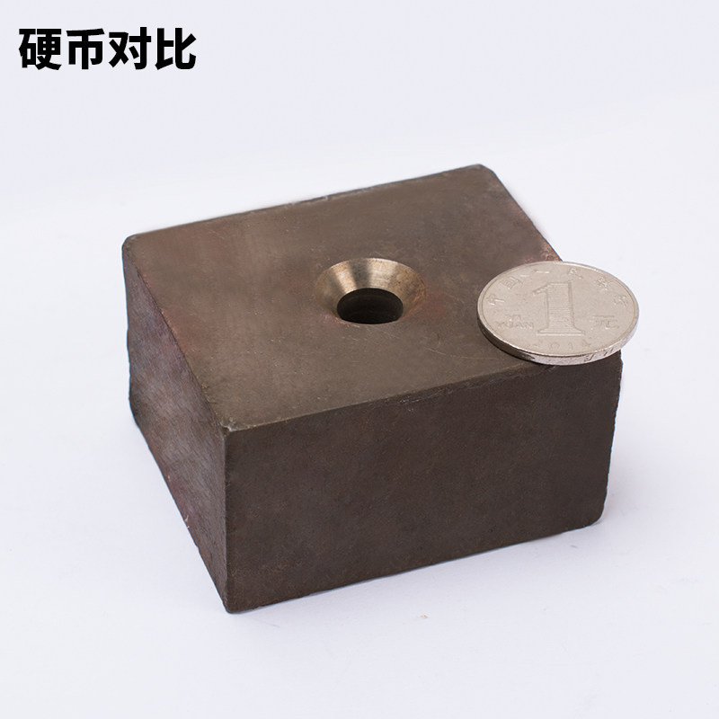强力磁铁超强正长方形高强度吸铁石大号钕铷圆形打捞神器吊环强磁