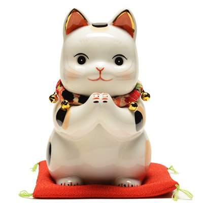 药师窑招财猫陶瓷摆件存钱罐开业店铺大号创意礼品事业升职日式