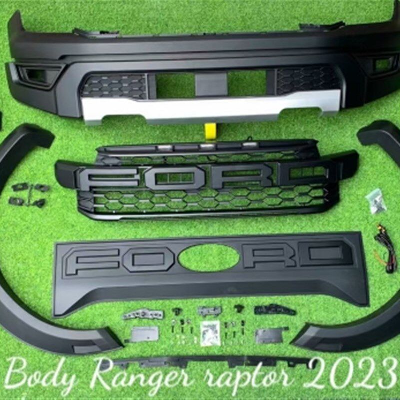 适用2023年福特RANGER皮卡改装猛禽RAPTOR宽体前脸中网包围保险杠