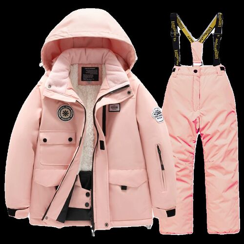 2025新款儿童滑雪服套装男童女童哈尔滨旅游保暖专业全套衣裤装备