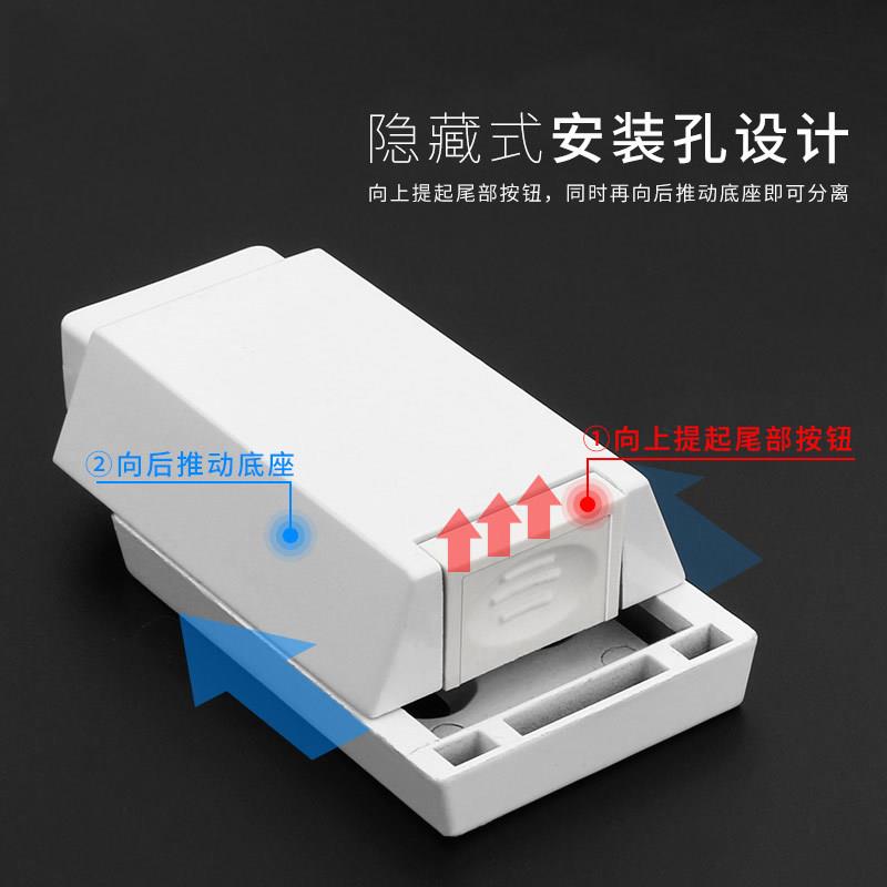 衣柜橱柜重型房门隐形门碰珠锁外开门暗门反弹器按压式弹簧开门器