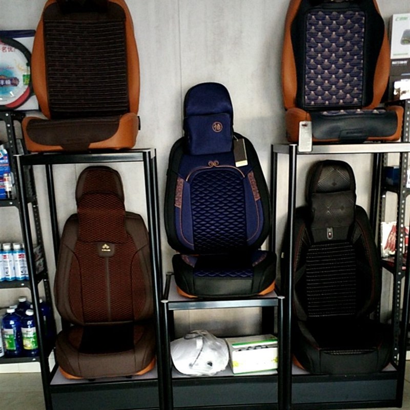 精品坐垫展柜汽车装饰店货架4S店展架脚垫太阳膜展示座套座椅架子