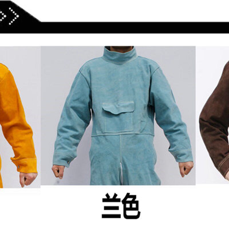 纯牛皮电焊围裙焊工反穿衣电焊防护服工作服耐磨隔热防火烫包邮