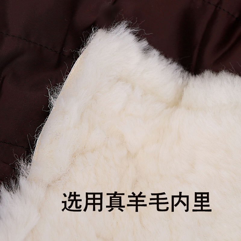 冬天摩托车护腿膝挡风防寒冬季防风电动摩托车护膝盖骑行保暖羊毛