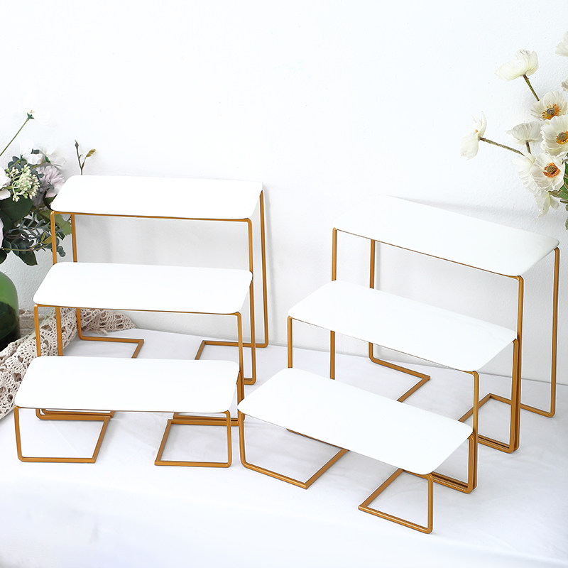 甜品台展示架婚庆蛋糕点心托盘户外订婚糕点摆台周岁派对生日婚礼