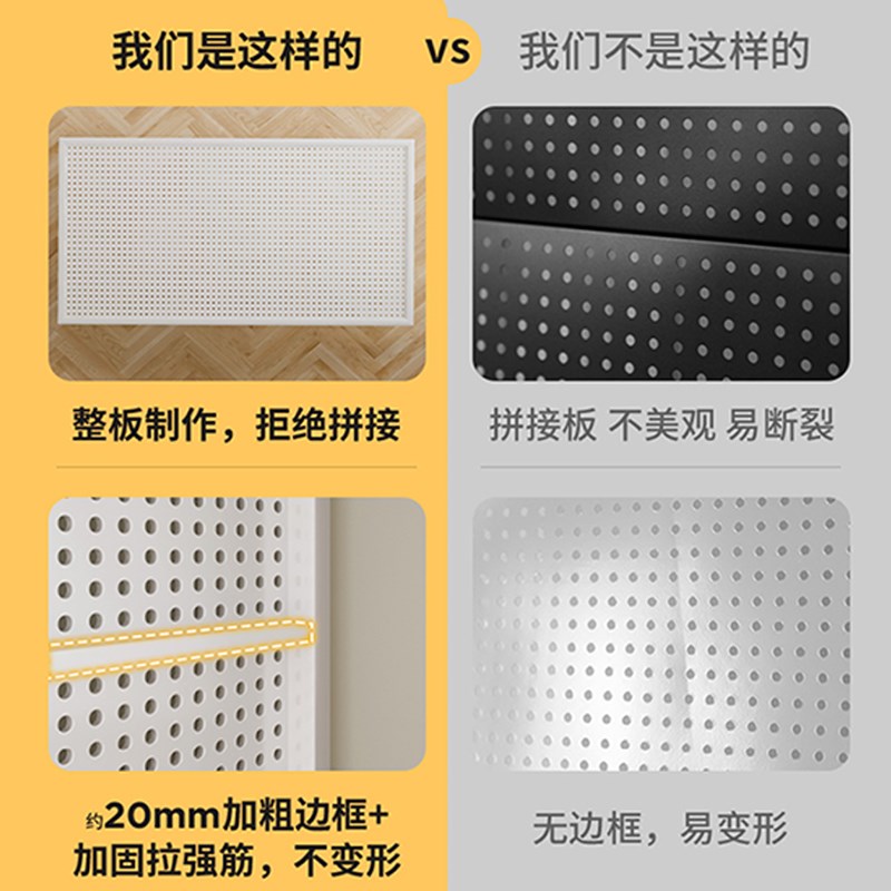 厨房洞洞板置物架壁挂式烘焙料理工具上墙收纳架子厨具金属展示架