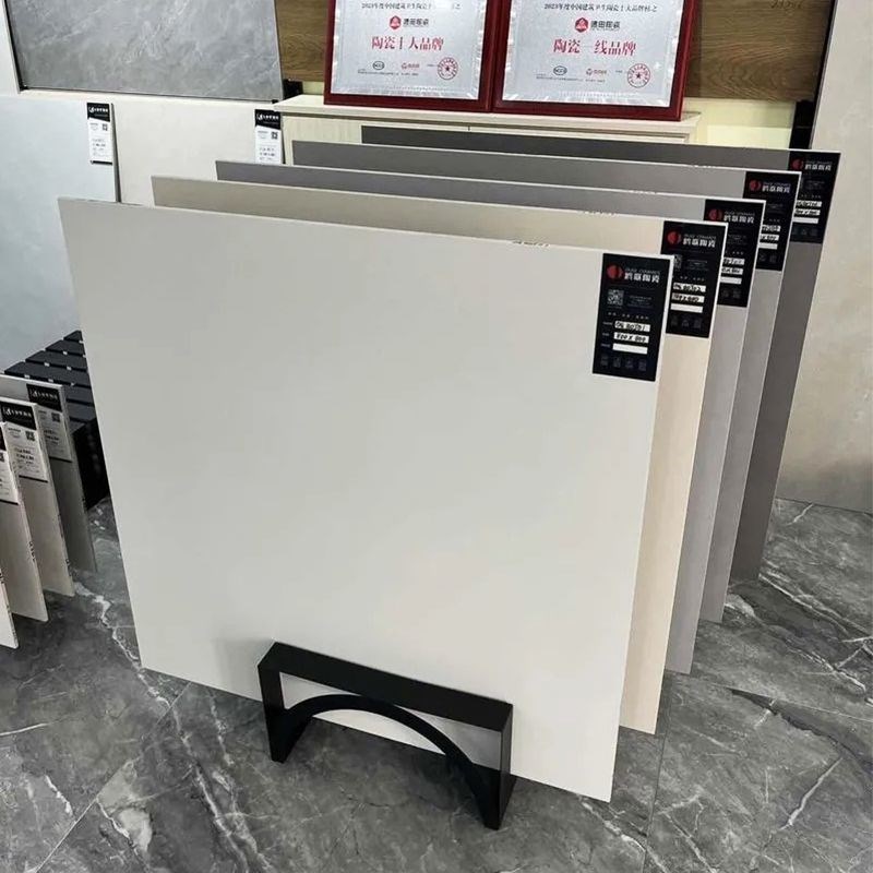 瓷砖立式落地展示架木地板岩板大板踢脚线石材木纹砖样品展示架