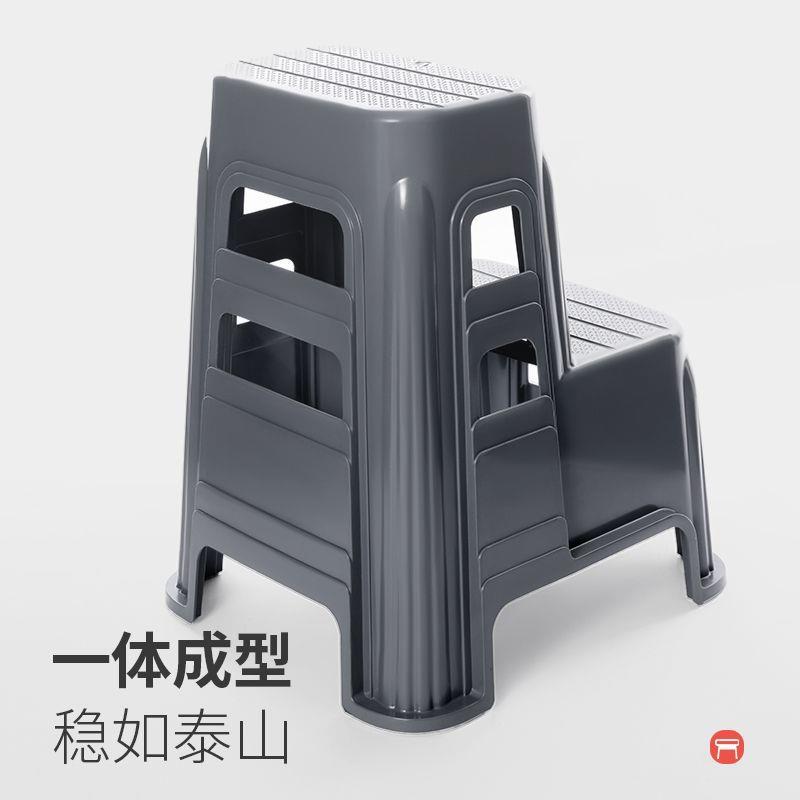 汽车美容洗车凳子两步凳加厚塑料多功能登高梯凳台阶脚踏高低凳子