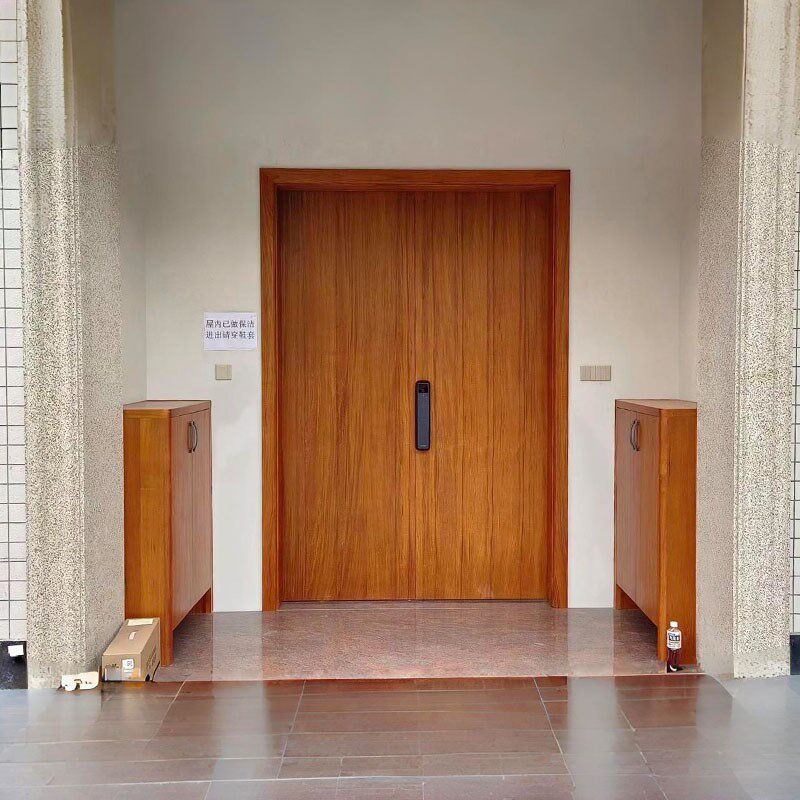 实木大门仿古中式进户大门庭院大门别墅入户大门自建房大门菠萝格