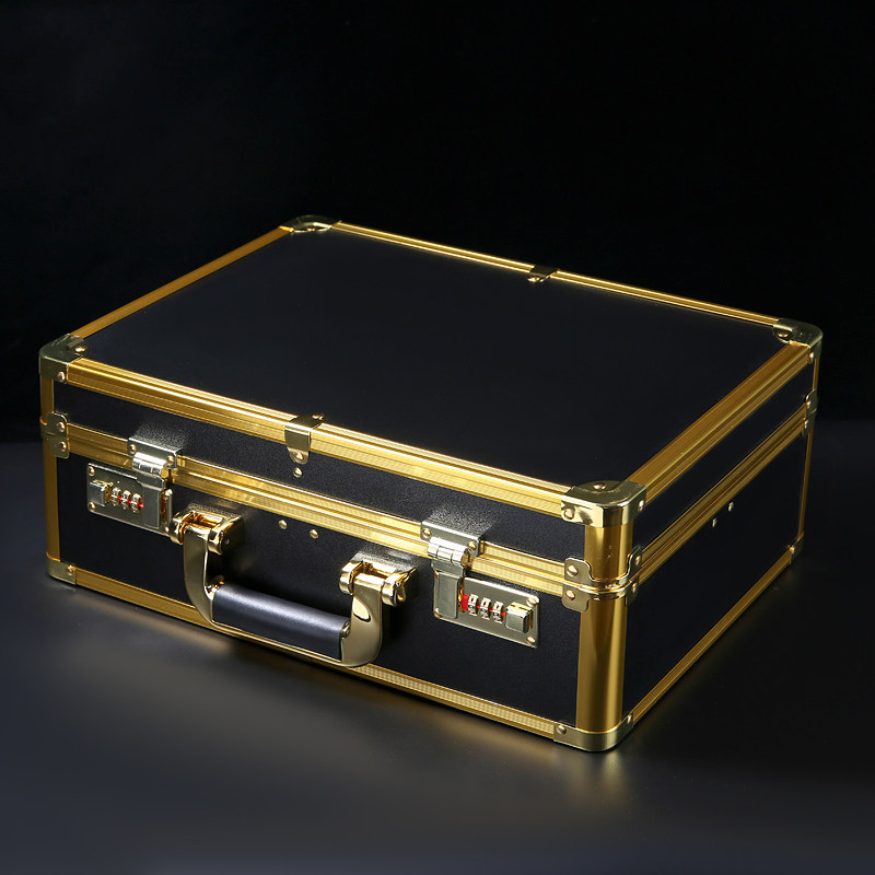 大容量美发工具箱密码箱大号多功能理发剪刀收纳箱可放风机油头推