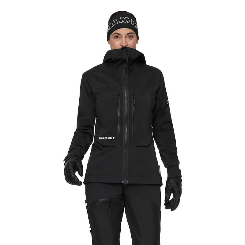 MAMMUT猛犸象女Eiger Nordwand Pro艾格极限户外防水登山连帽软壳