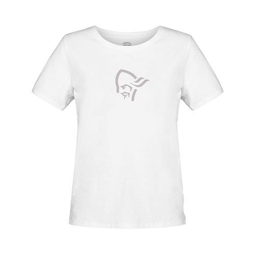 NORRONA老人头女/29 cotton viking户外休闲LOGO短袖T恤