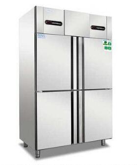 豪利供应厂家冰立方RF4四门直冷双温冰柜冷商用商用西餐厅厨房设