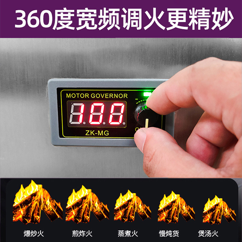 无烟气化柴火灶双灶家用农村不锈钢室内大锅土灶台移动烧木柴火炉