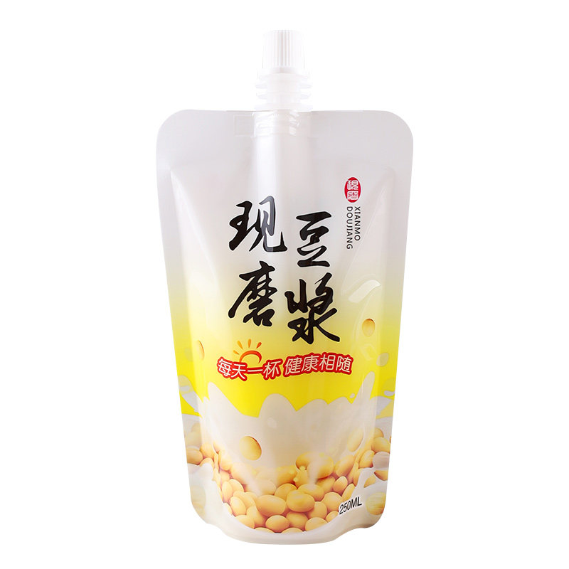 一次性现磨醇香豆浆塑料吸嘴袋热饮牛奶果汁液体密封便携打包袋子