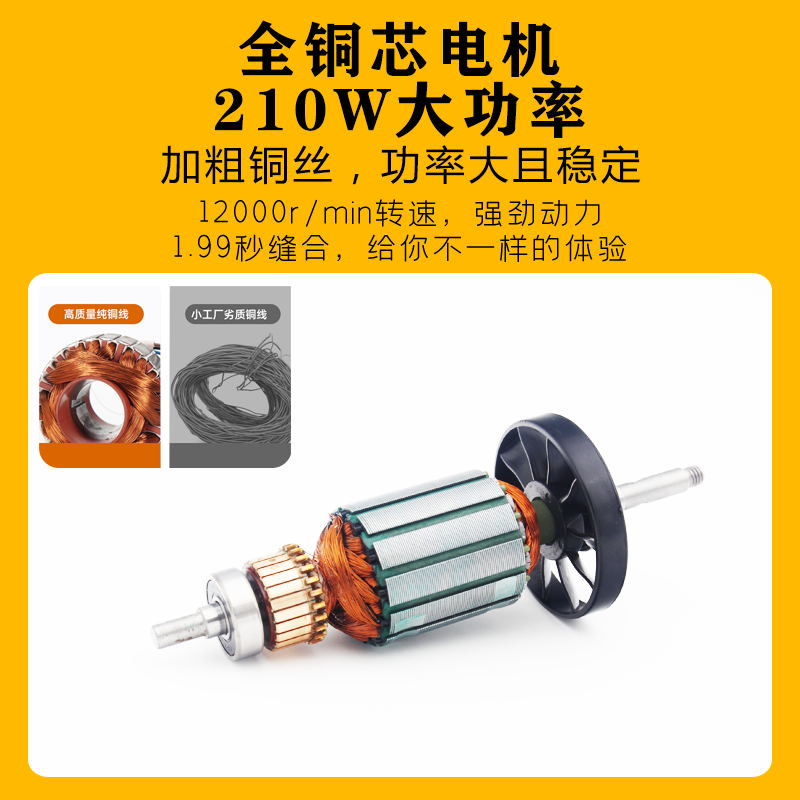 立人牌双线缝包机手提式小型电动封口机打包机封边机编织袋大米袋