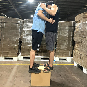【6号纸箱整袋】快递打包箱子源头工厂五3层特硬瓦楞纸盒定做