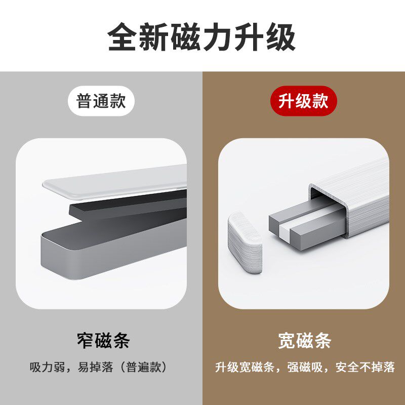 304不锈钢厨房磁吸刀架置物架壁挂式磁铁磁性吸铁石菜刀具收纳架