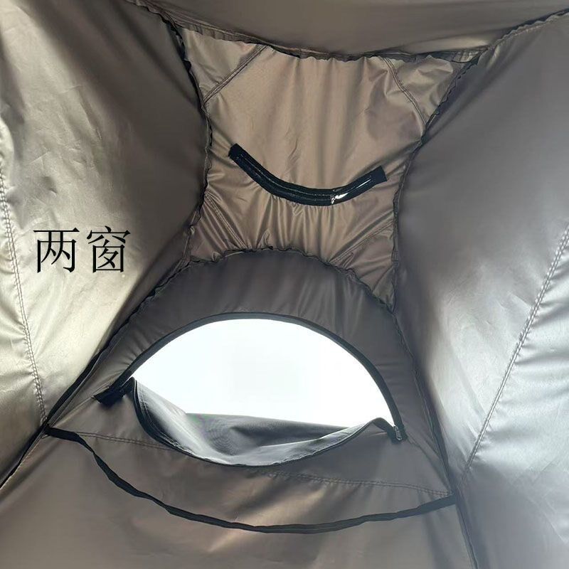 海边折叠帐篷厕所帐篷露营便携洗澡更衣加厚室外户外移动防透钓鱼