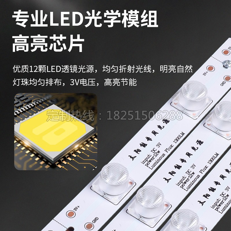 户外定制广告灯箱候车亭太阳能光伏板发电新能源换画滚动照明系统