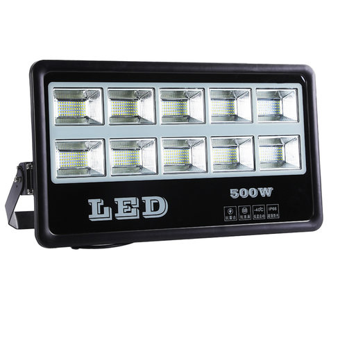 led投光灯400W户外防水工地厂房球场照明灯室外超亮足瓦200瓦300w