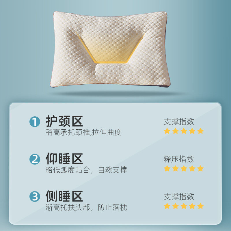 超柔软枕头低枕芯护颈椎助睡眠专用低矮薄软家用一对装单人双人