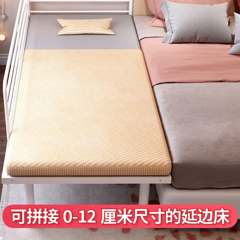 铁艺儿童牀带护栏拼接大牀延边加宽牀婴儿牀男孩女孩单人边牀小牀