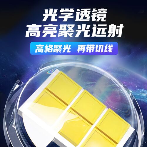 电动车灯超亮led大灯电动车摩托车射灯专用强光外置透镜前照灯