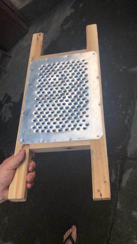 客家手工老鼠粄擦 珍珠粉制作千孔粄擦工具 梅州传统粄模